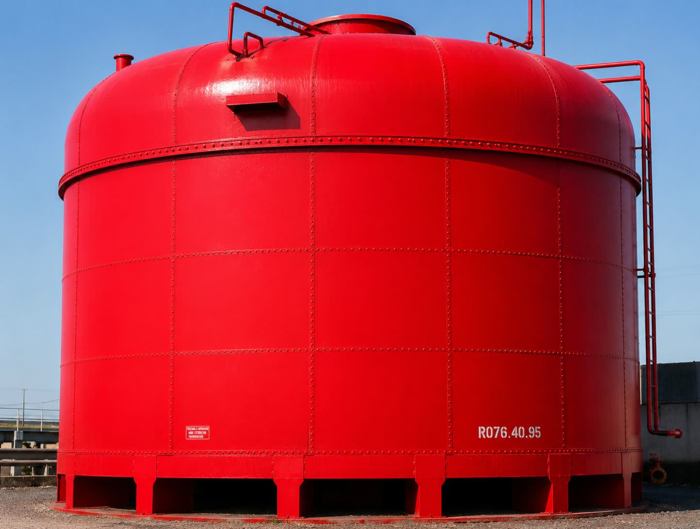 Tanque industrial — depois